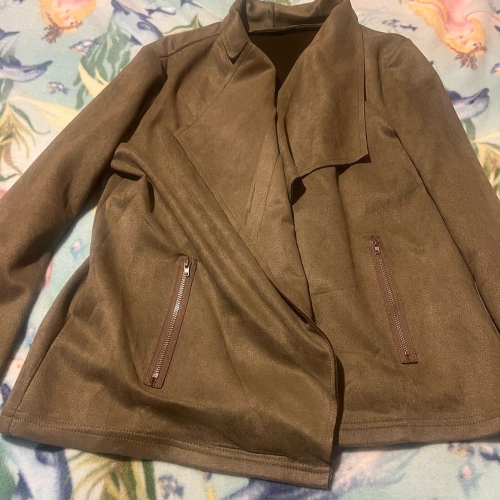SHEIN Olive Trench Coat